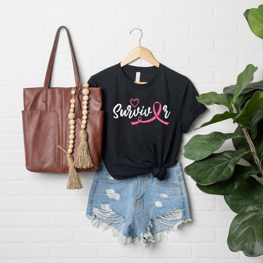 Breast Cancer Survivor | Short Sleeve Graphic Tee