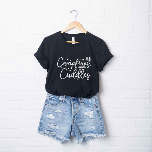 Campfire And Cuddles | Short Sleeve Crew Neck
