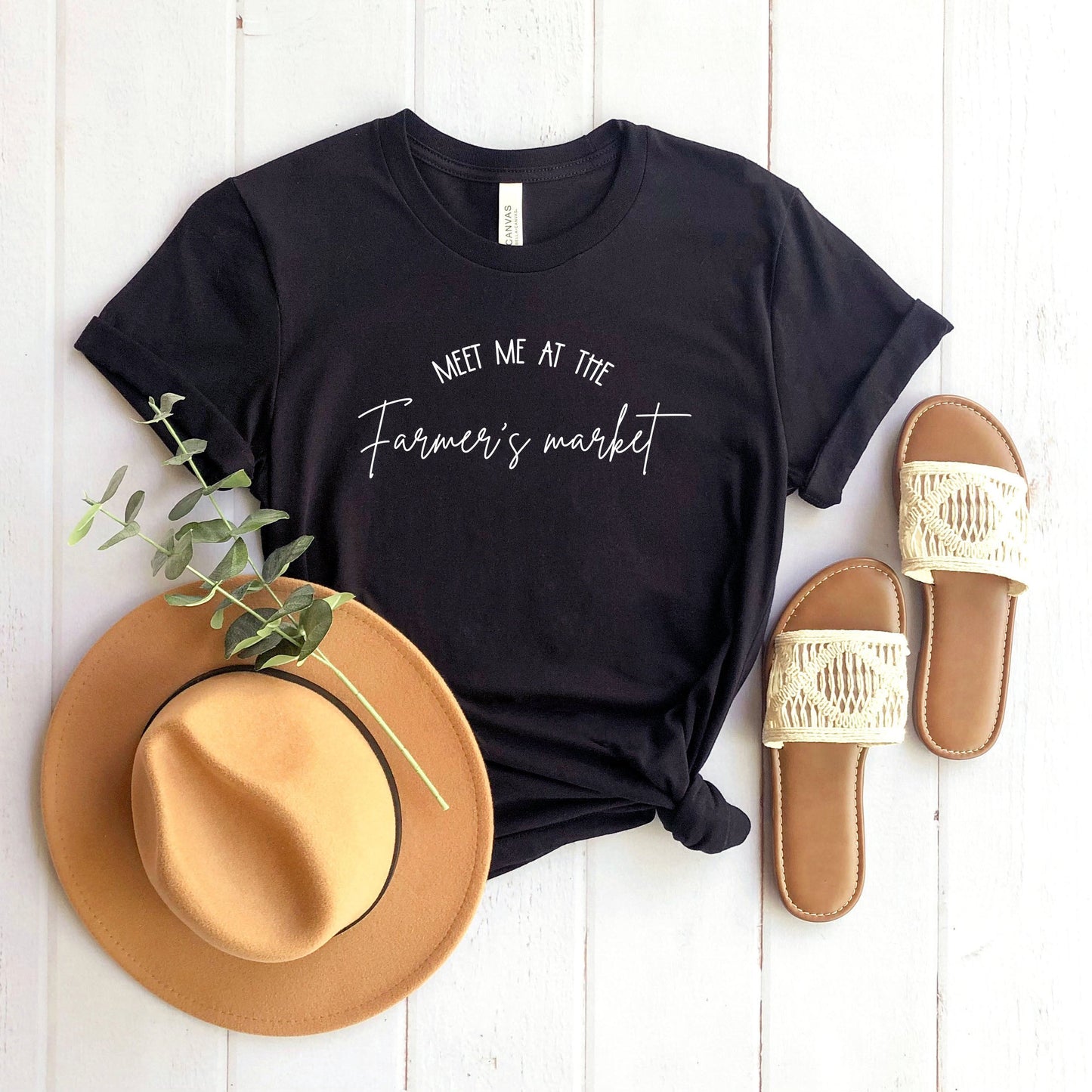 Meet me at the Farmer's Market | Short Sleeve Crew Neck