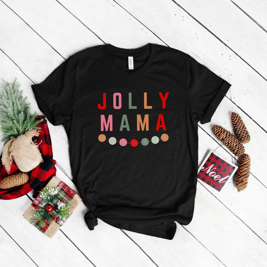 Jolly Mama Garland | Short Sleeve Crew Neck