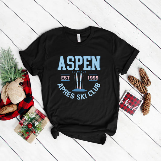 Aspen Ski Club | Short Sleeve Crew Neck