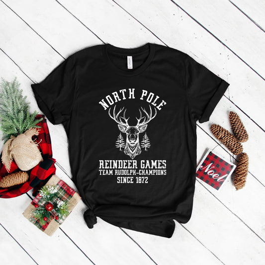 North Pole Reindeer Games  | Short Sleeve Crewneck
