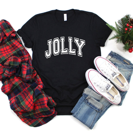 Jolly Varsity Thick Outline | Short Sleeve Graphic Tee