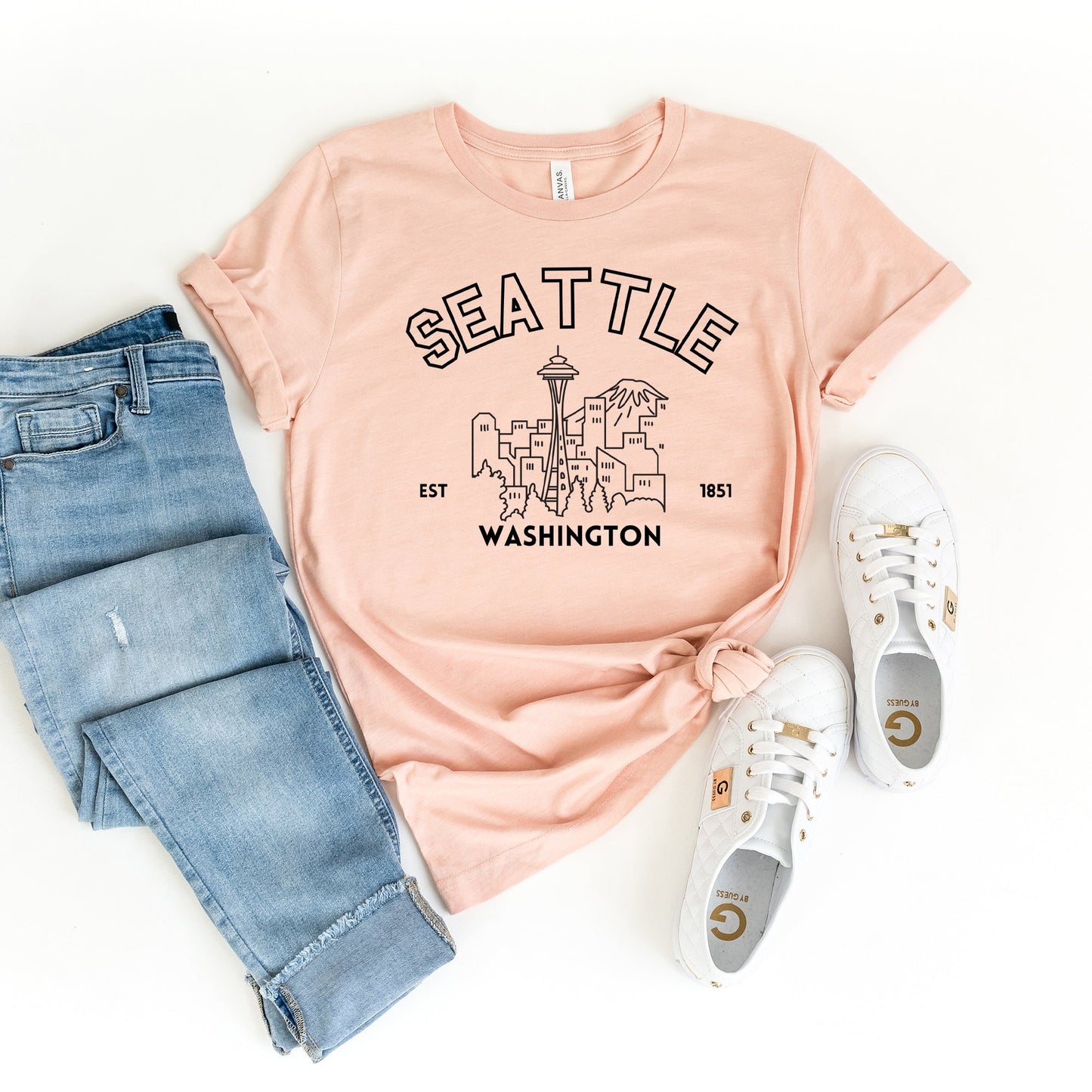 Seattle EST 1851 | Short Sleeve Crew Neck