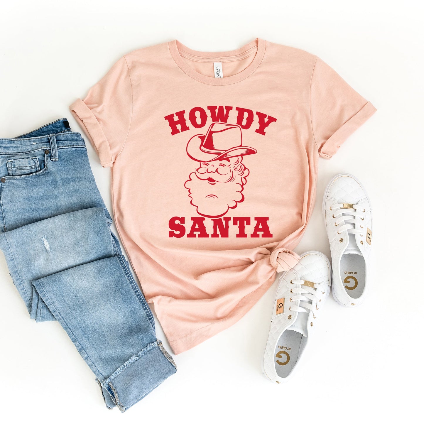 Howdy Santa Claus | Short Sleeve Crew Neck