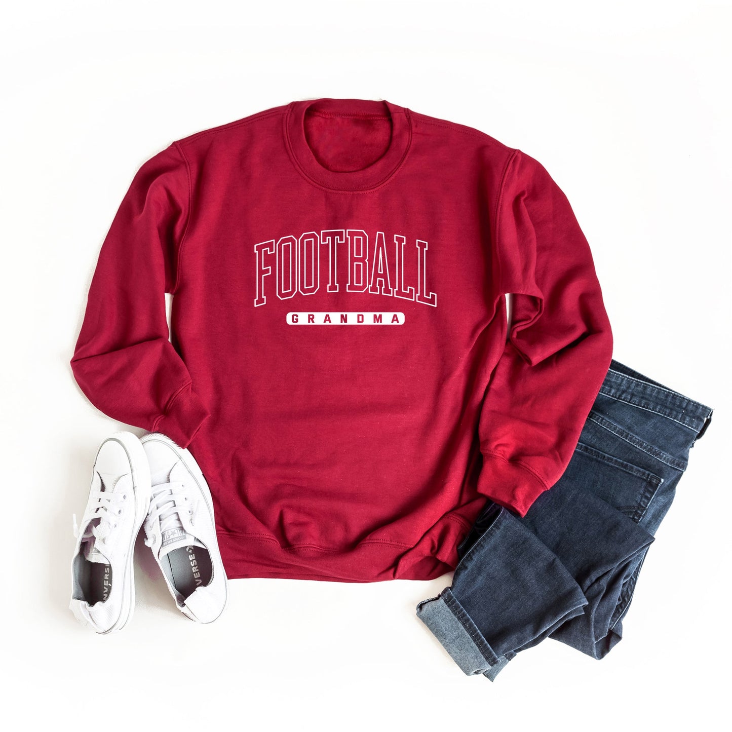 Football Grandma Block | Sweatshirt