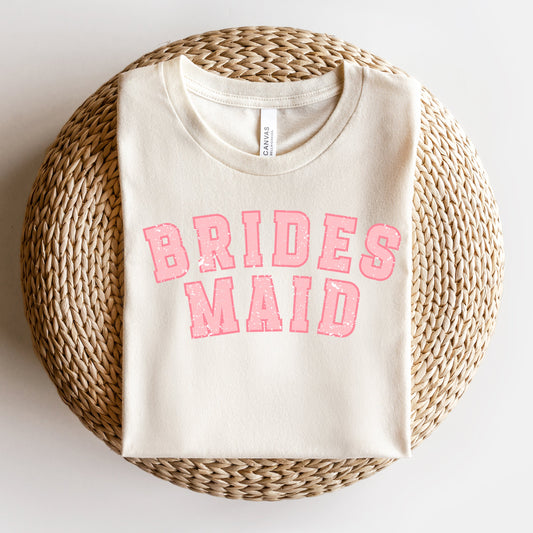 Varsity Bridesmaid | Short Sleeve Crew Neck