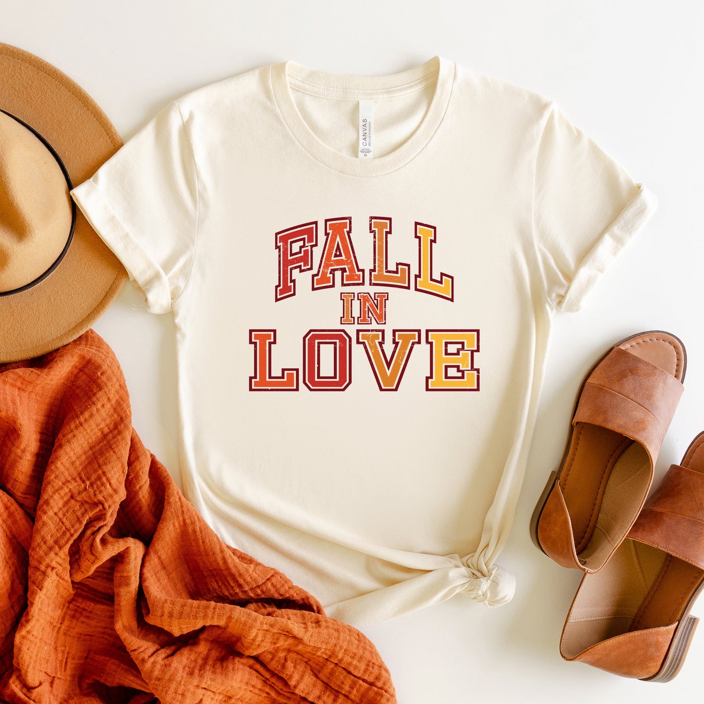 Fall In Love Ombre | Short Sleeve Crew Neck