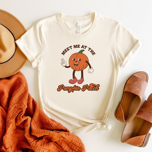 Meet Me At The Pumpkin Patch Pumpkin | Short Sleeve Crew Neck