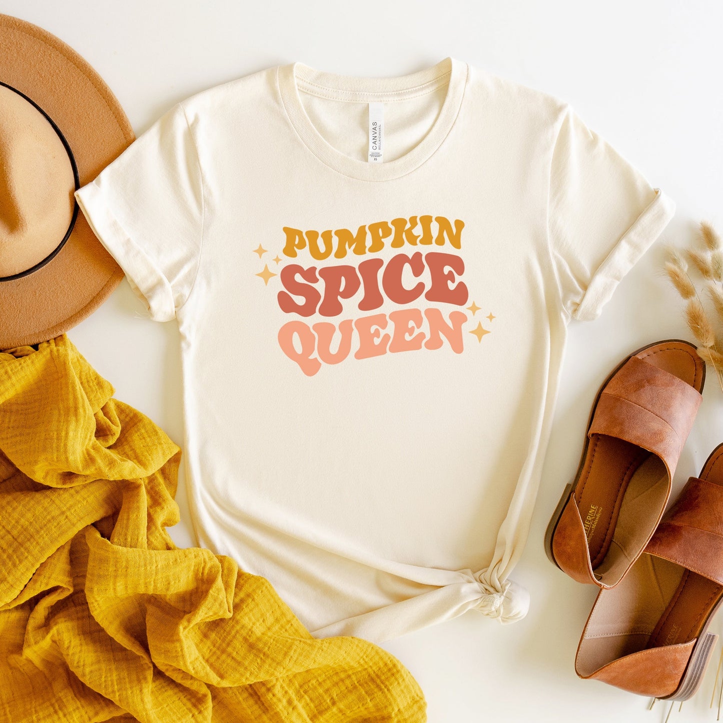 Pumpkin Spice Queen | Short Sleeve Crew Neck