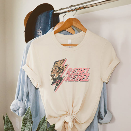 Rebel Cheetah | Short Sleeve Graphic Tee