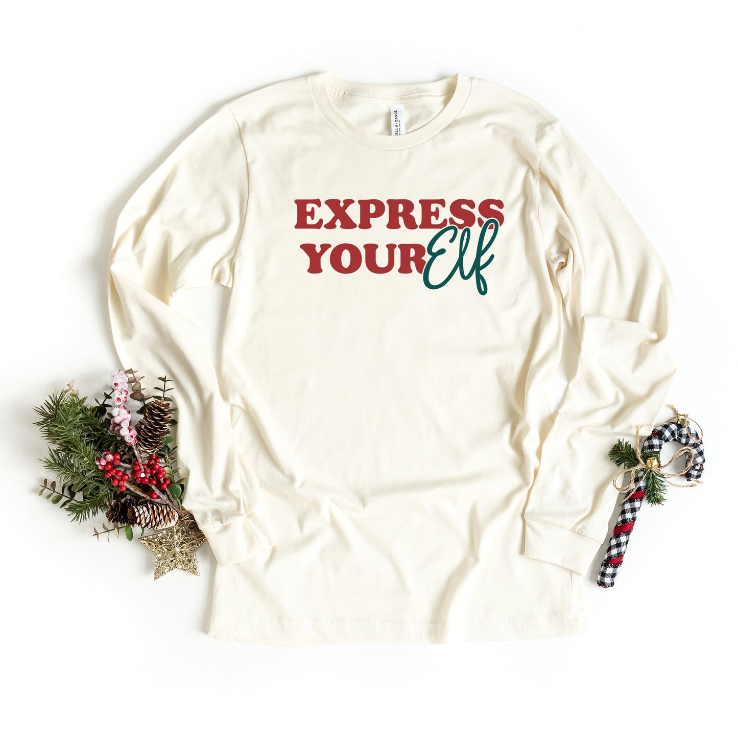Express Your Elf | Long Sleeve Graphic Tee