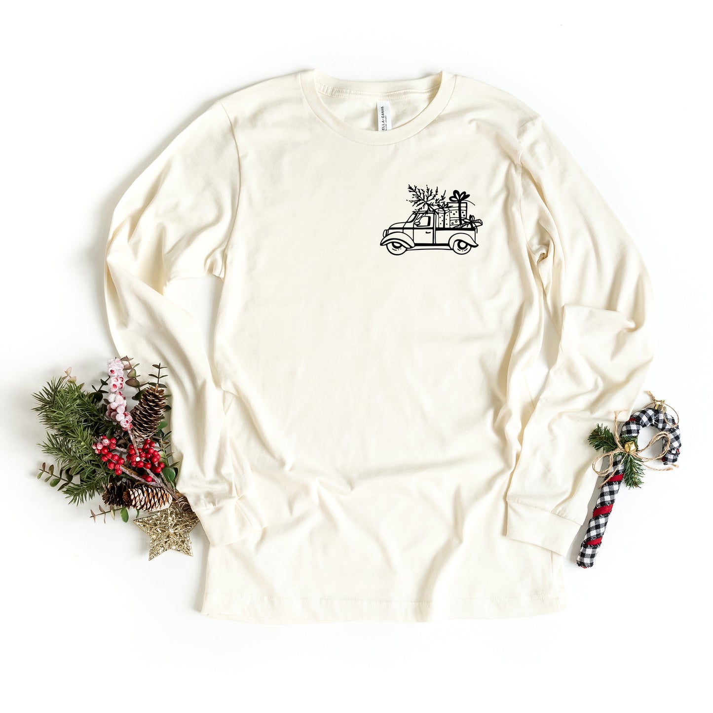 Truck With Gifts Mini | Long Sleeve Crew Neck