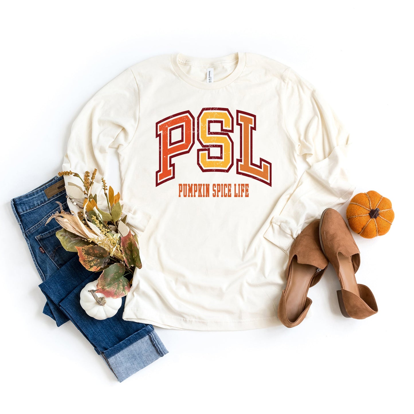 Pumpkin Spice Life | Long Sleeve Crew Neck