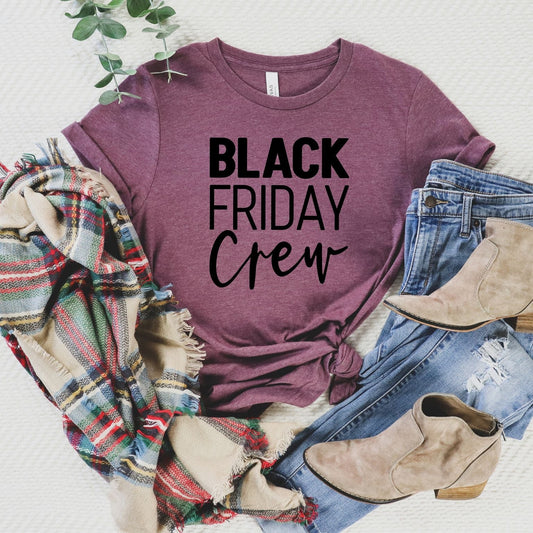 Black Friday Crew | Short Sleeve Crew Neck