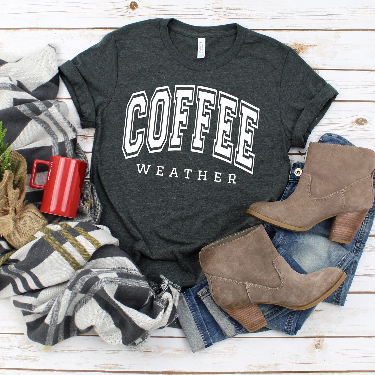 Coffee Weather | Short Sleeve Crew Neck