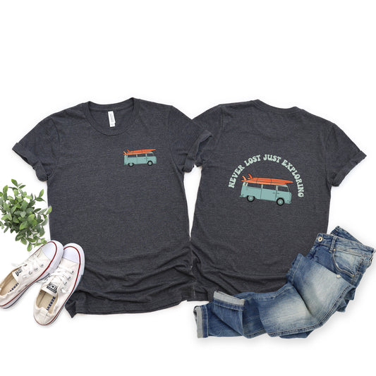 Never Lost Light Blue | Short Sleeve Crew Neck