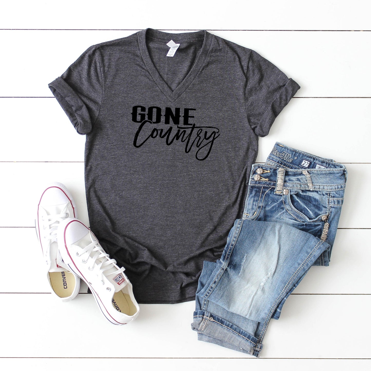 Gone Country | Short Sleeve V-Neck