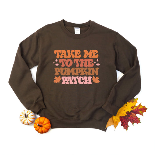 Retro Take Me To The Pumpkin Patch | Sweatshirt