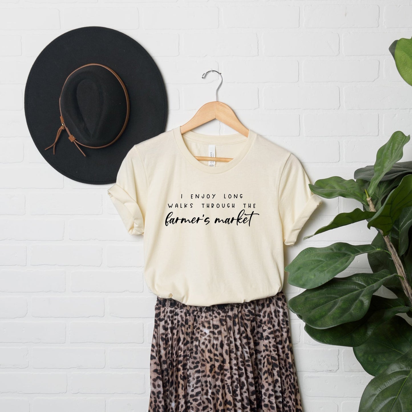 I Enjoy Long Walks Through the Farmer's Market | Short Sleeve Crew Neck
