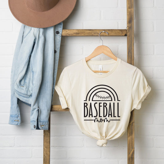 Baseball Mom Arch | Short Sleeve Graphic Tee