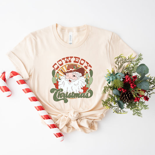 Cowboy Christmas | Short Sleeve Crewneck