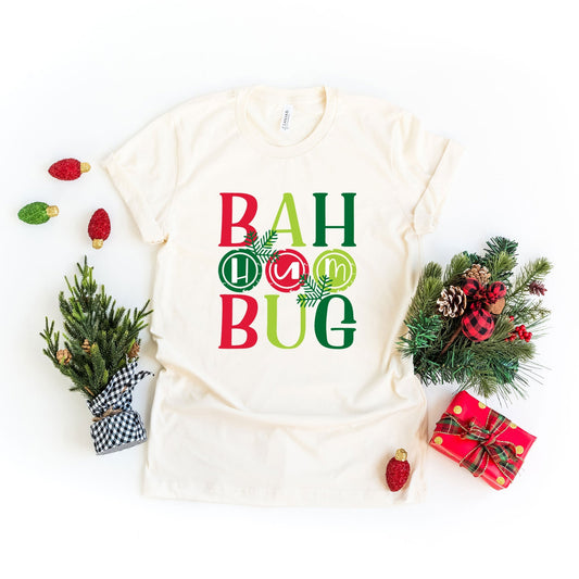 Bah Hum Bug Colorful | Short Sleeve Crew Neck