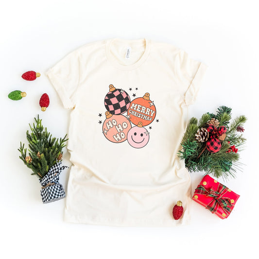 Retro Ornaments | Short Sleeve Crew Neck