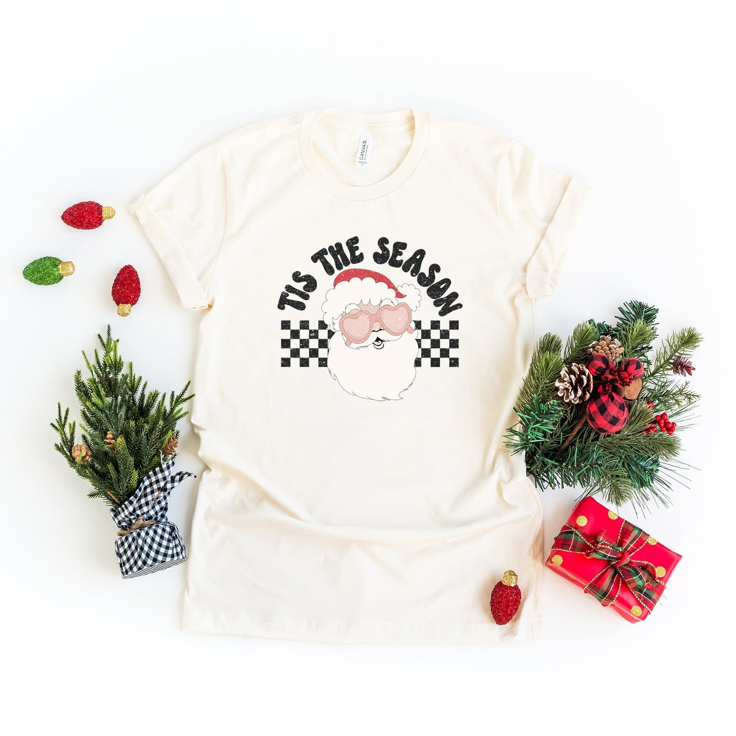Tis The Season Santa | Short Sleeve Crew Neck