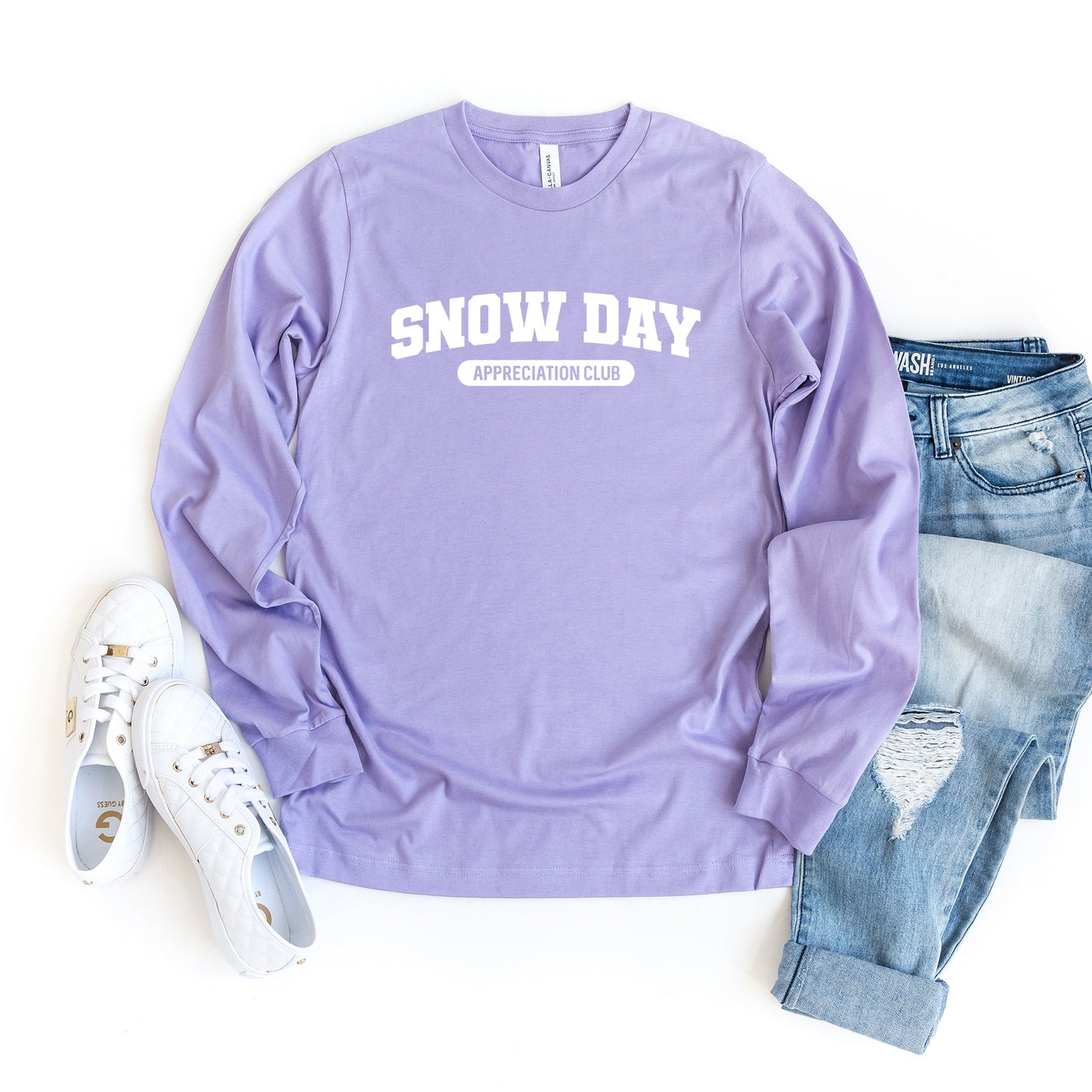 Snow Day Appreciation Club | Long Sleeve Graphic Tee