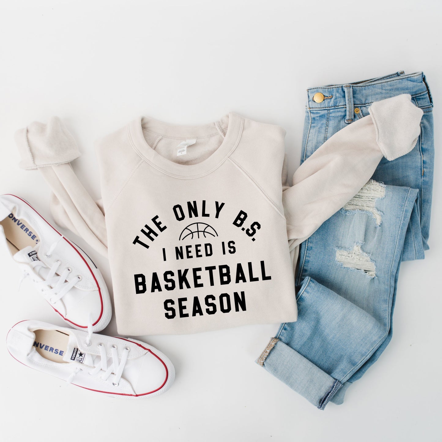 Basketball Season BS | Bella Canvas Sweatshirt