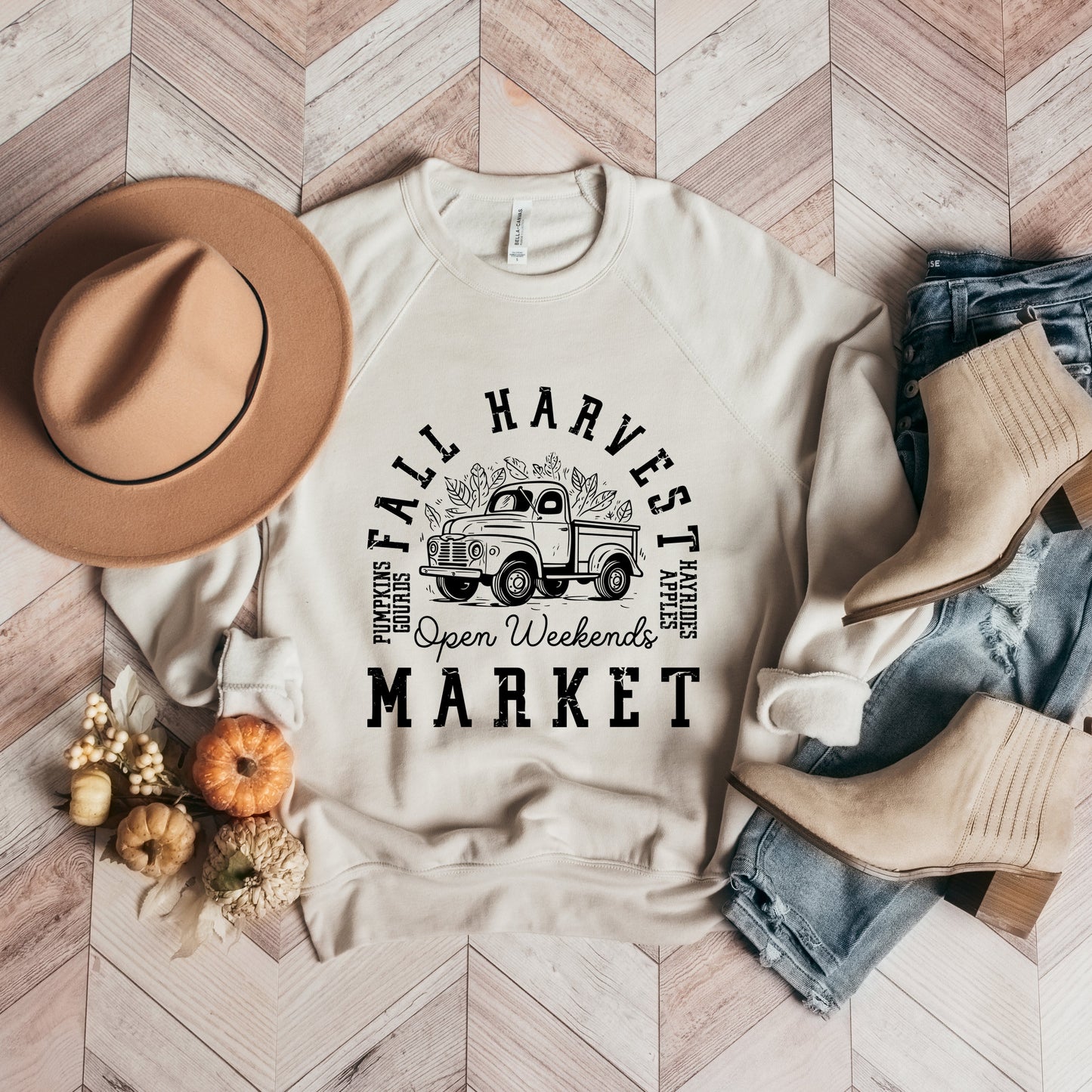 Fall Harvest Market | Bella Canvas Sweatshirt