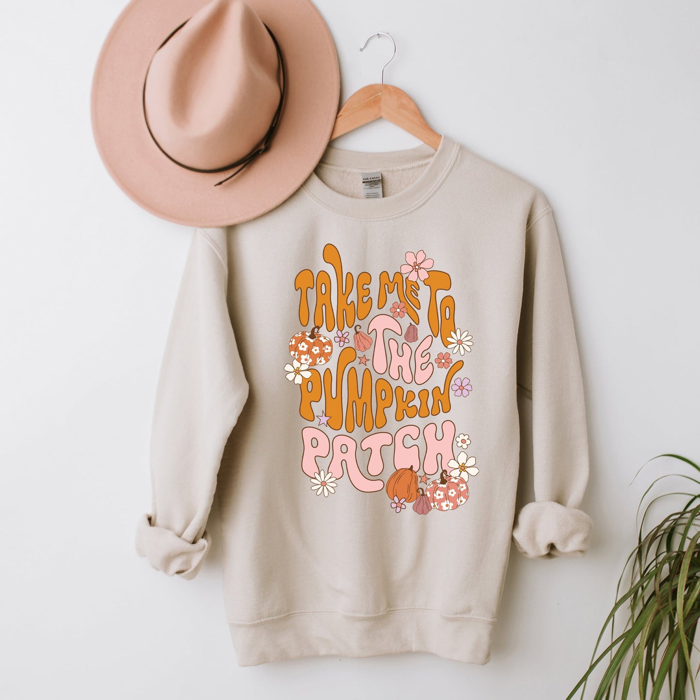 Take Me To The Pumpkin Patch Flowers | Sweatshirt