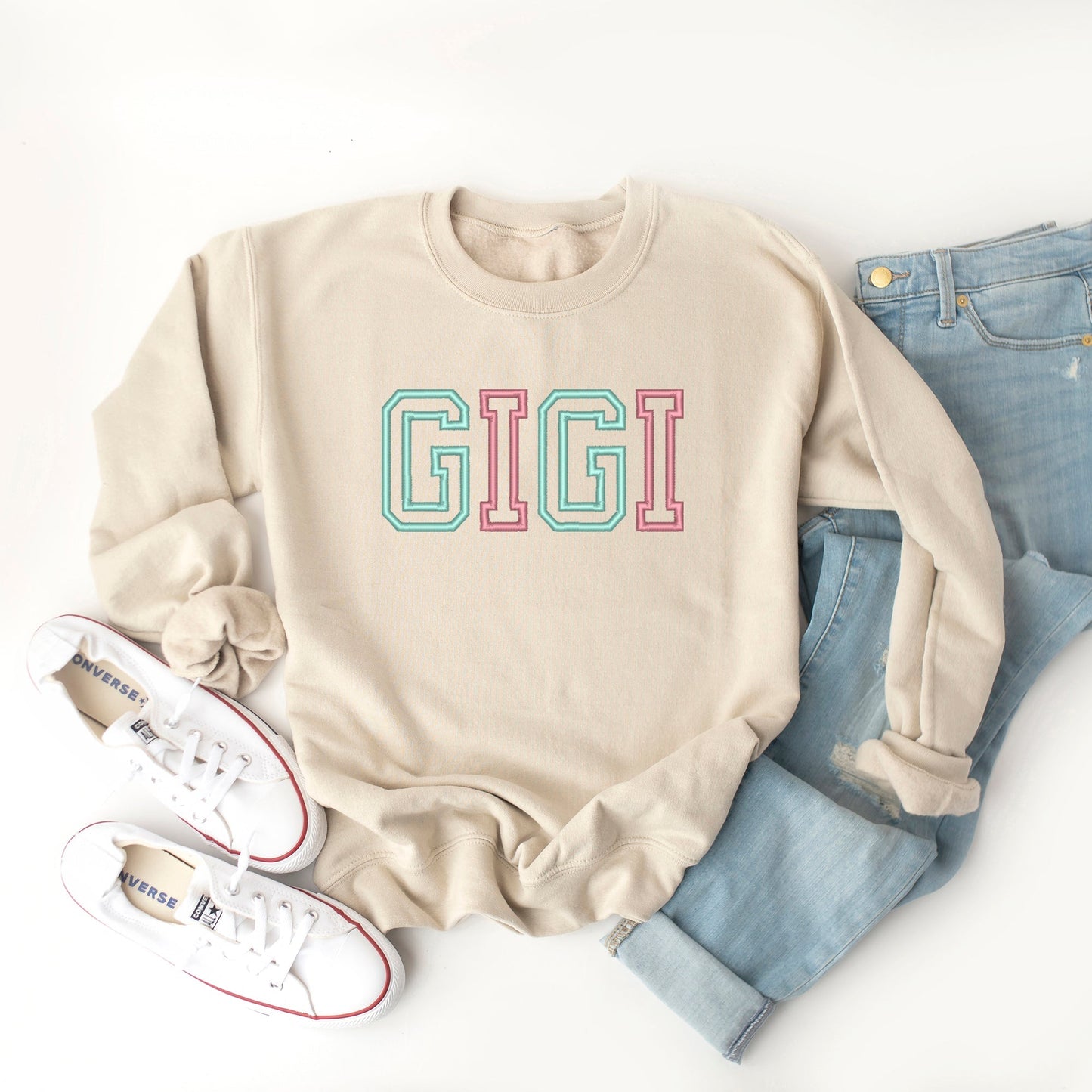 Embroidered Gigi Outline | Sweatshirt