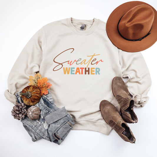 Sweater Weather Colorful | Sweatshirt