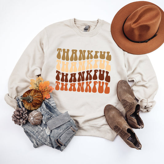 Thankful Stacked | Sweatshirt