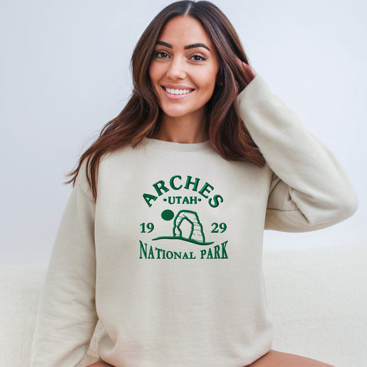 Embroidered Utah Arches | Sweatshirt