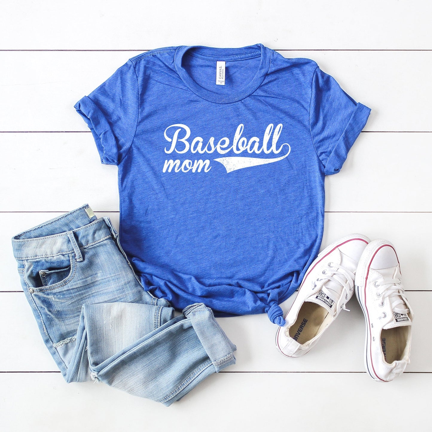 Baseball Mom | Short Sleeve Crew Neck
