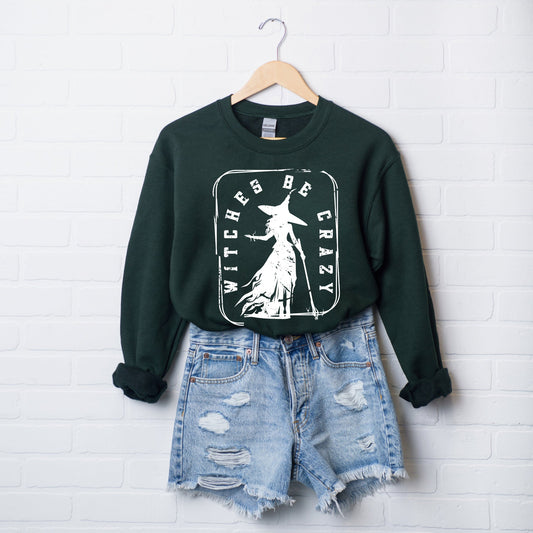 Witches Be Crazy Rectangle | Sweatshirt