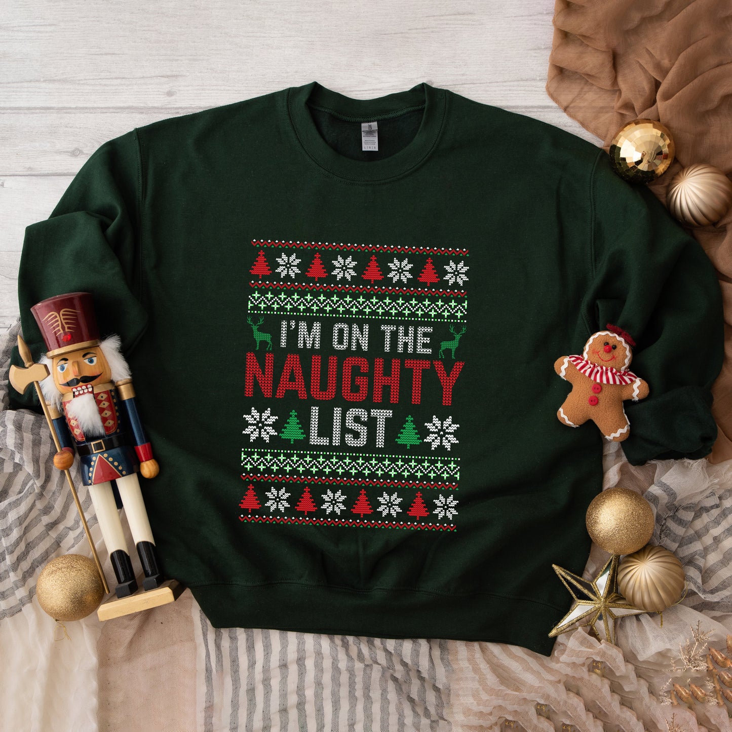 I'm on the Naughty List | Sweatshirt