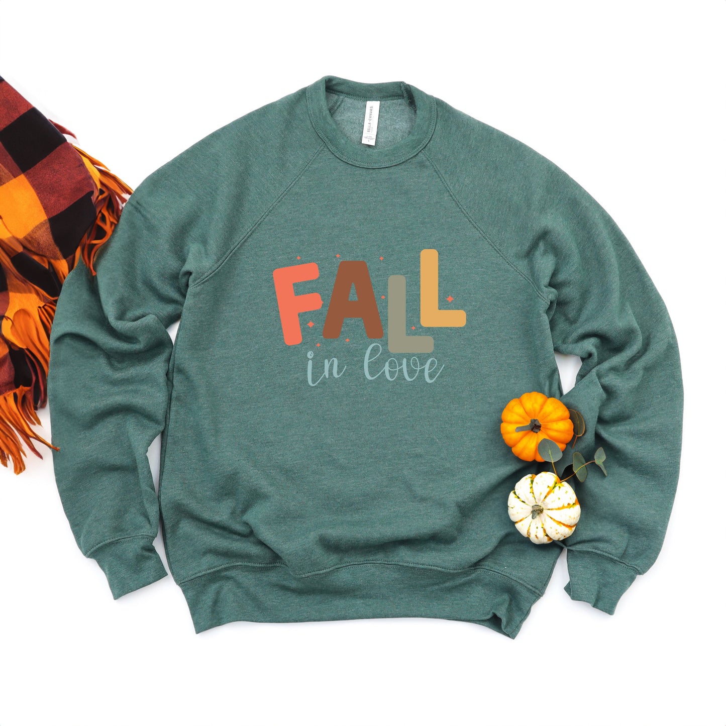 Fall In Love | Bella Canvas Sweatshirt