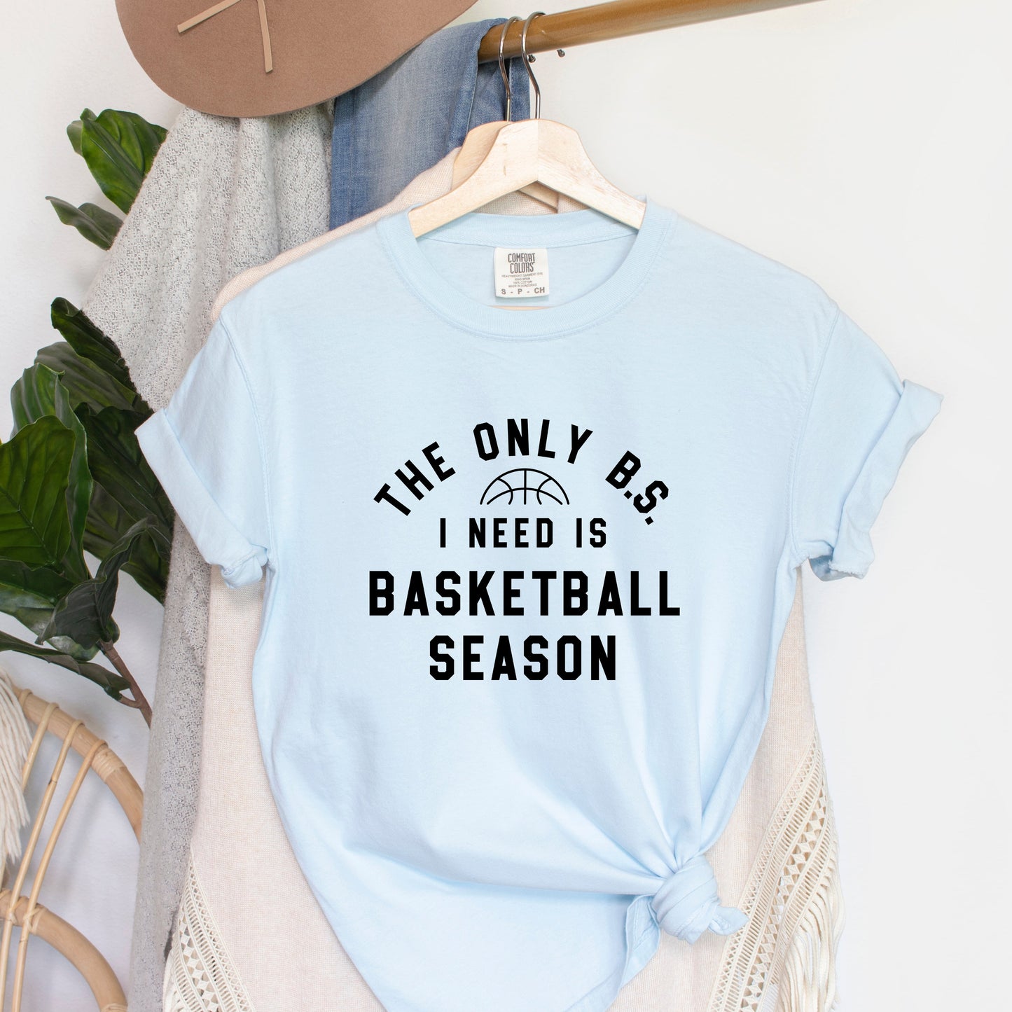 Basketball Season BS | Garment Dyed Tee