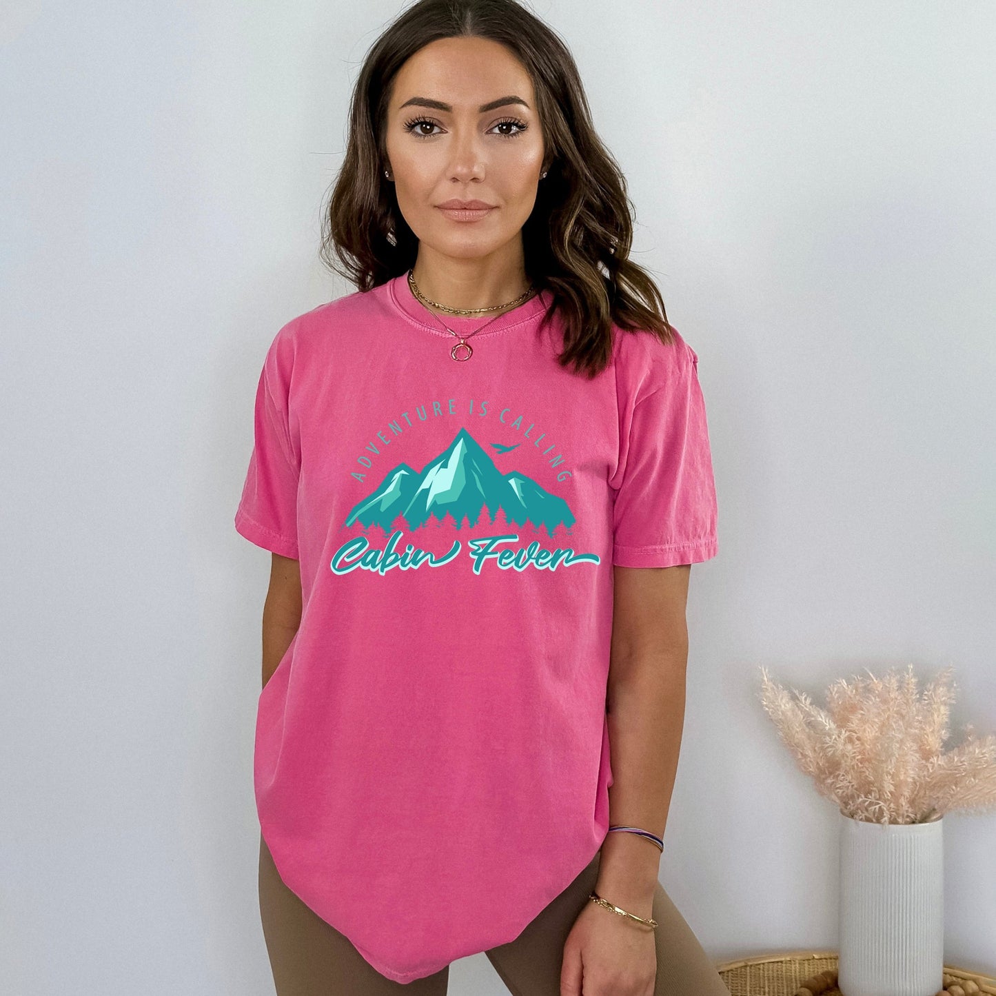 Cabin Fever Mountains | Garment Dyed Tee