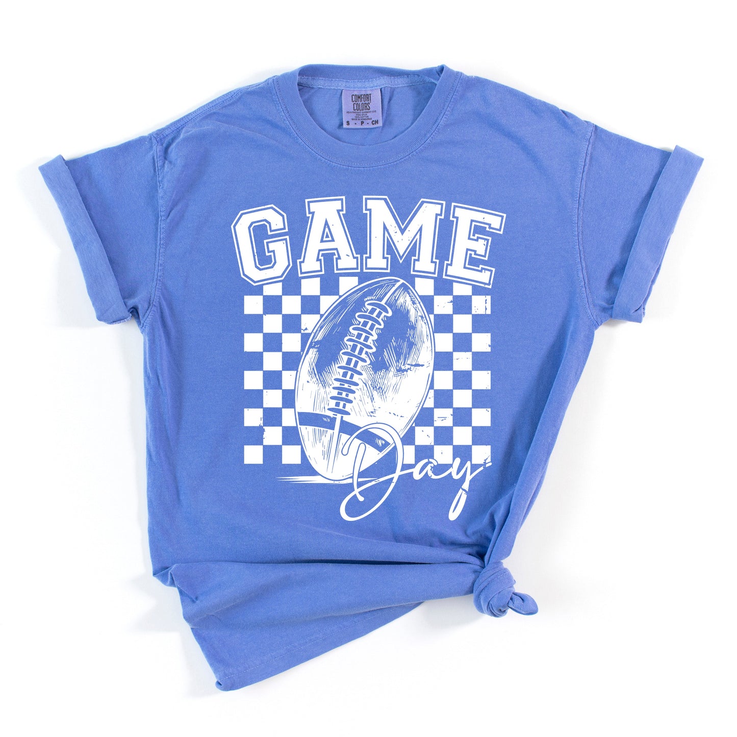 Retro Football Game Day | Garment Dyed Tee