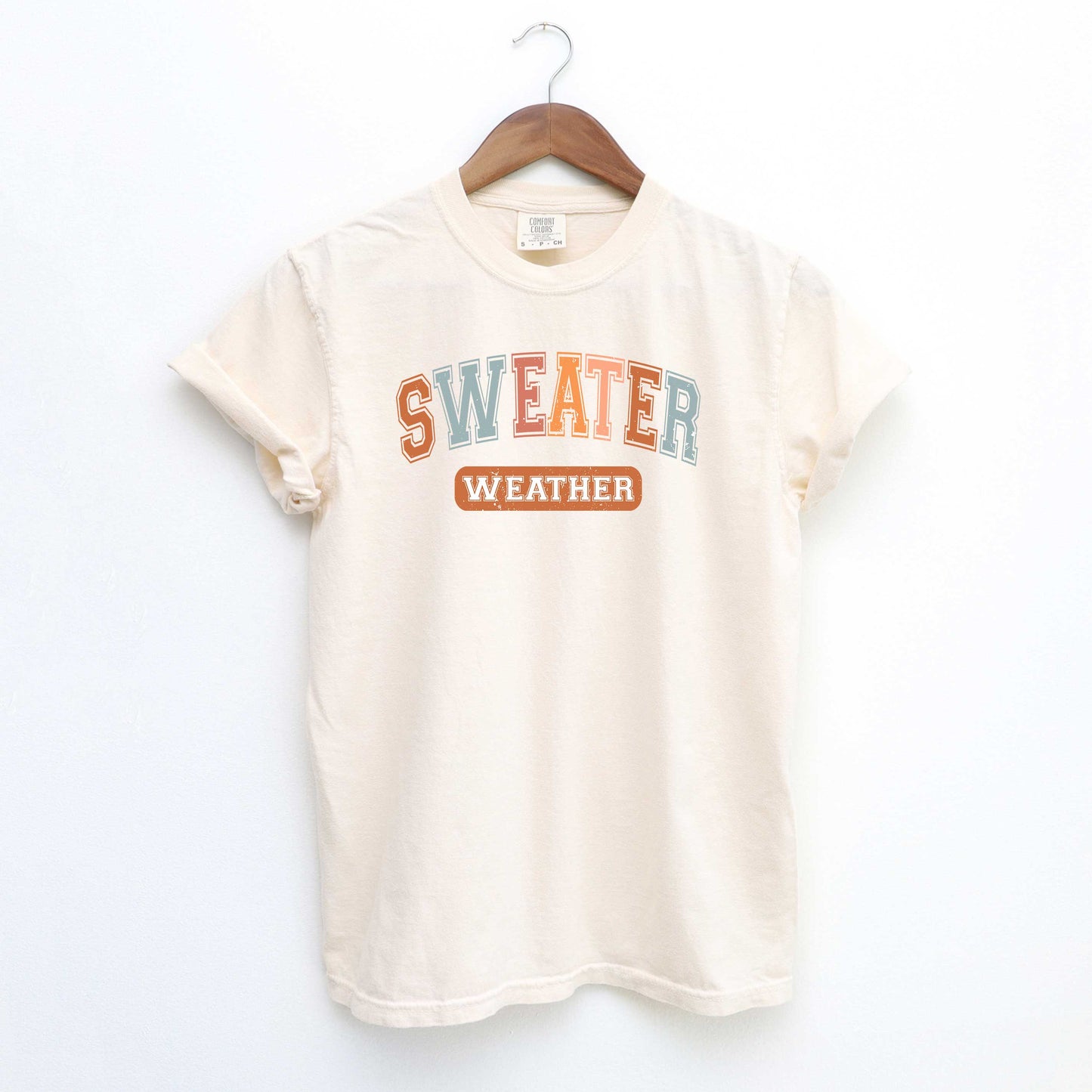 Varsity Sweater Weather | Garment Dyed Tee