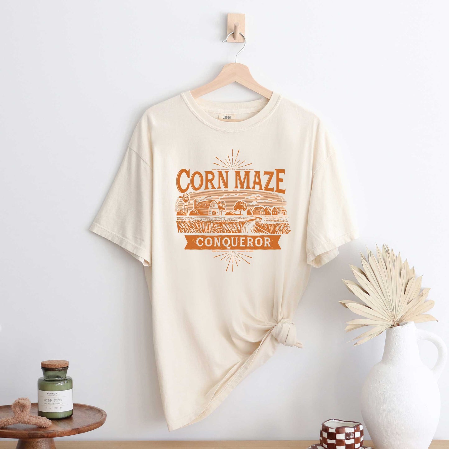 Corn Maze Conqueror | Garment Dyed Tee