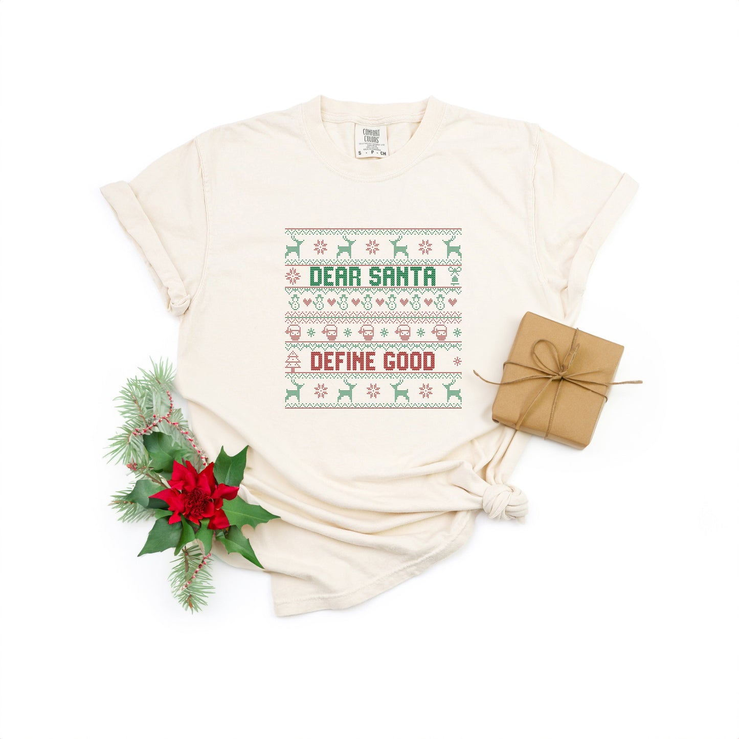 Santa Define Good | Garment Dyed Tee
