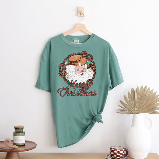 Western Santa | Garment Dyed Tee