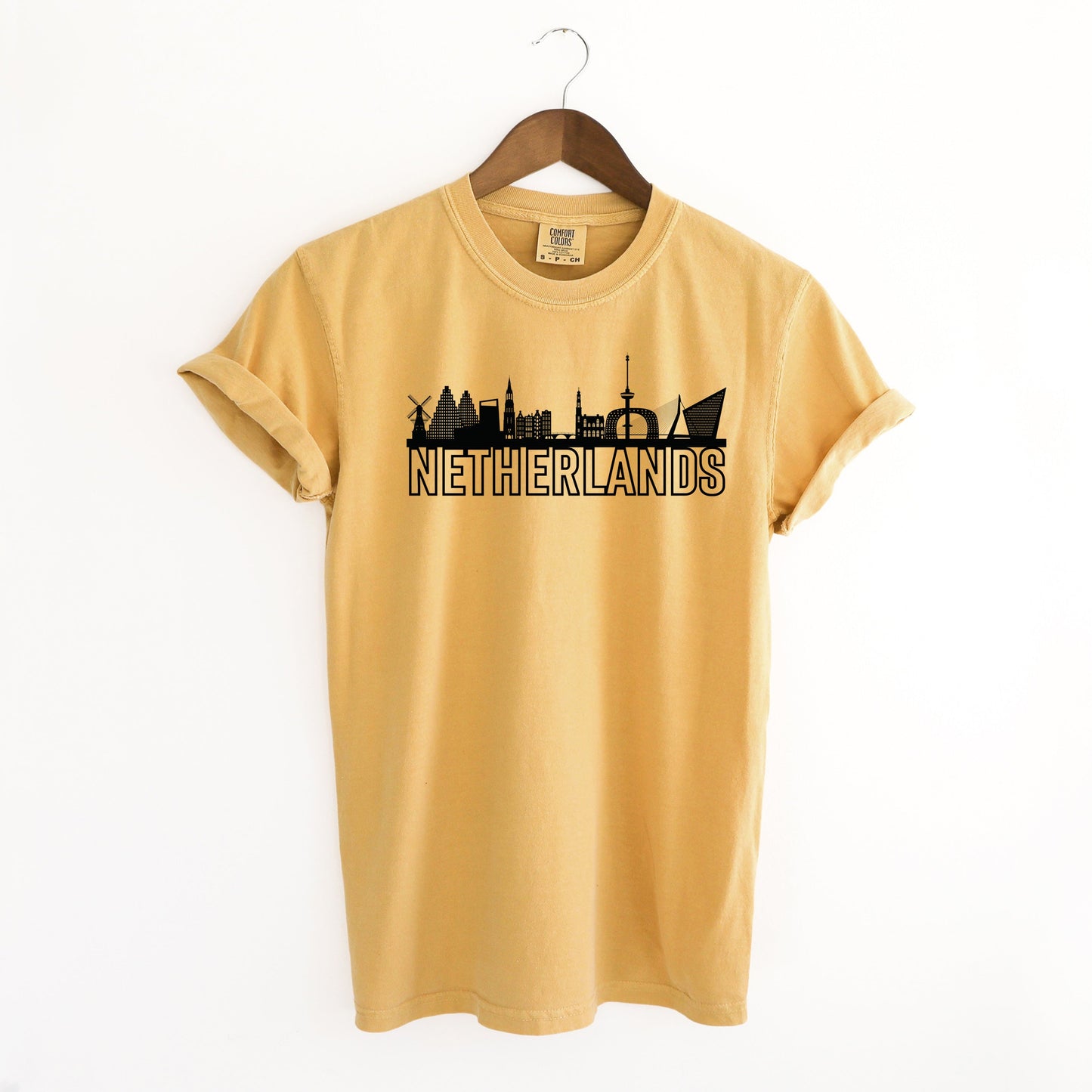 Netherlands Buildings | Garment Dyed Tee