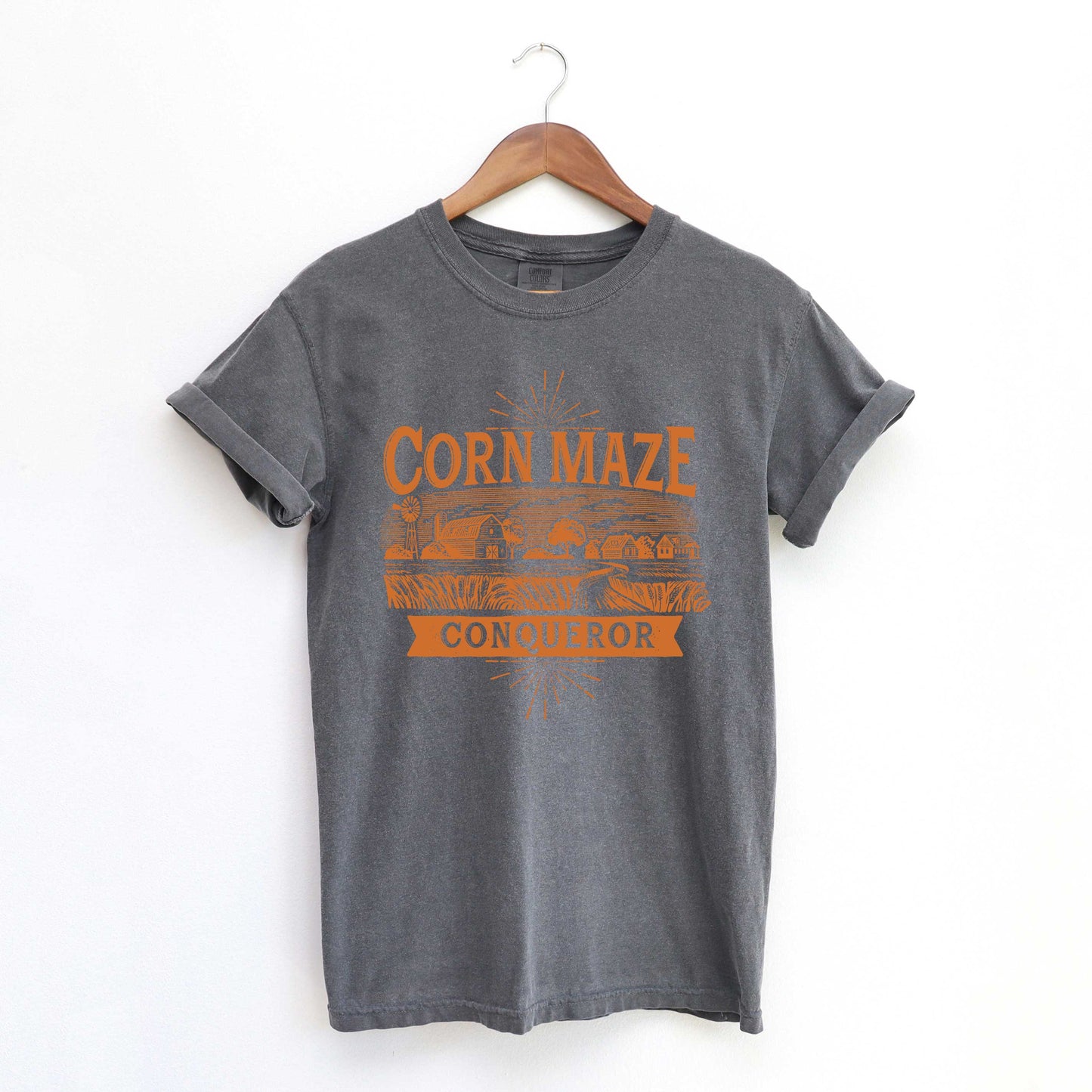 Corn Maze Conqueror | Garment Dyed Tee